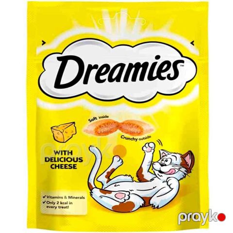 Pişiklər üçün məzə Dreamies With Delicious Cheese, 60 q — Bakı