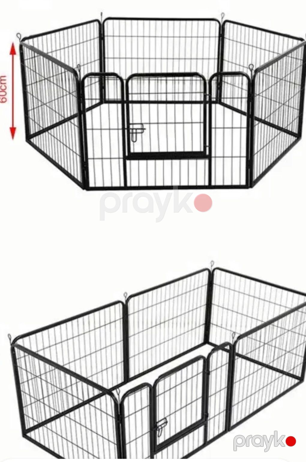 Manej Aquazoo 8 bölmə qapılı, metal — Mallar, Bakı (3)