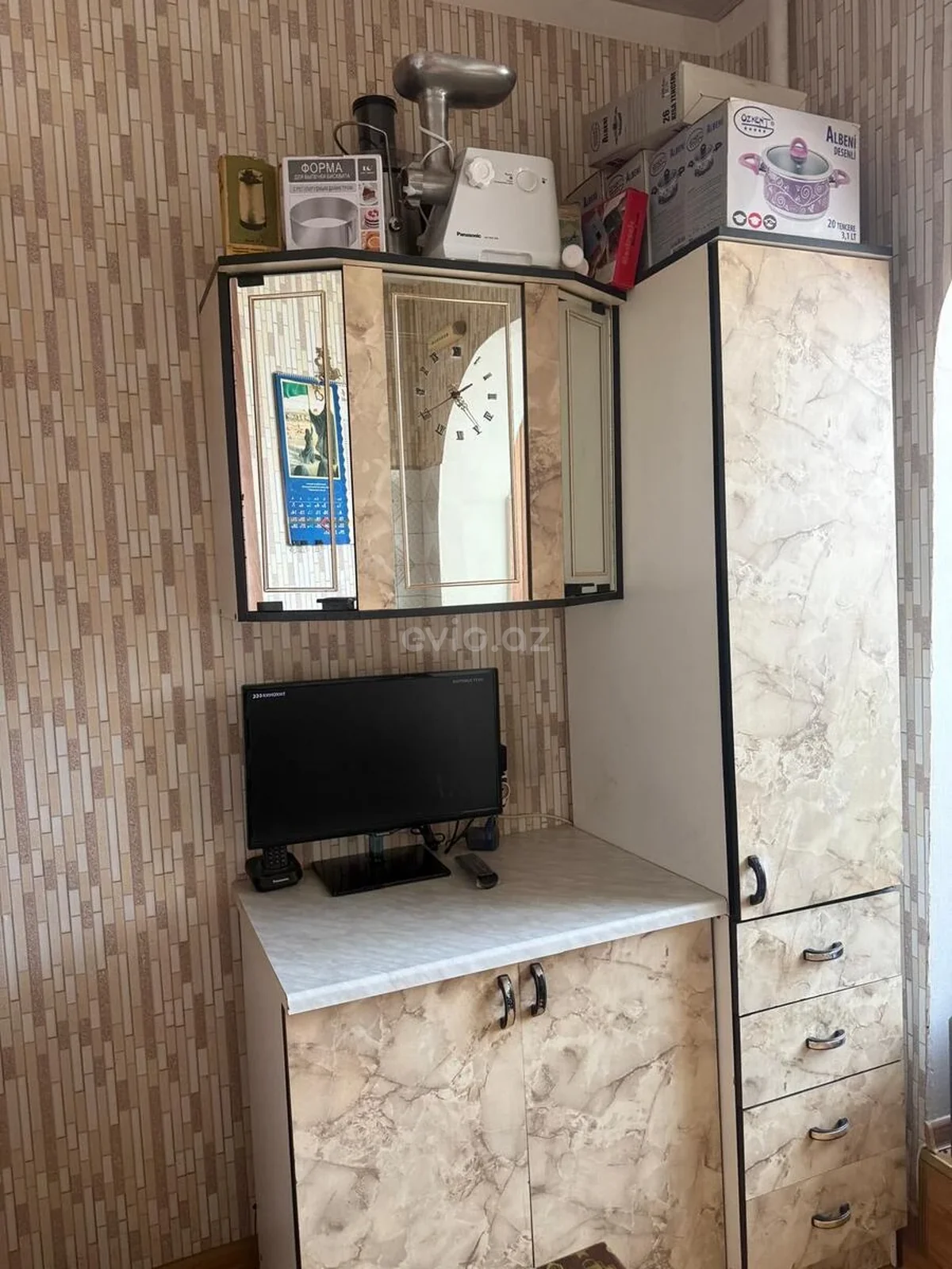1 otaqlı orta təmirli mənzil satılır Köhnə Günəşli qəsəbəsində — Mənzil, Bakı (5)