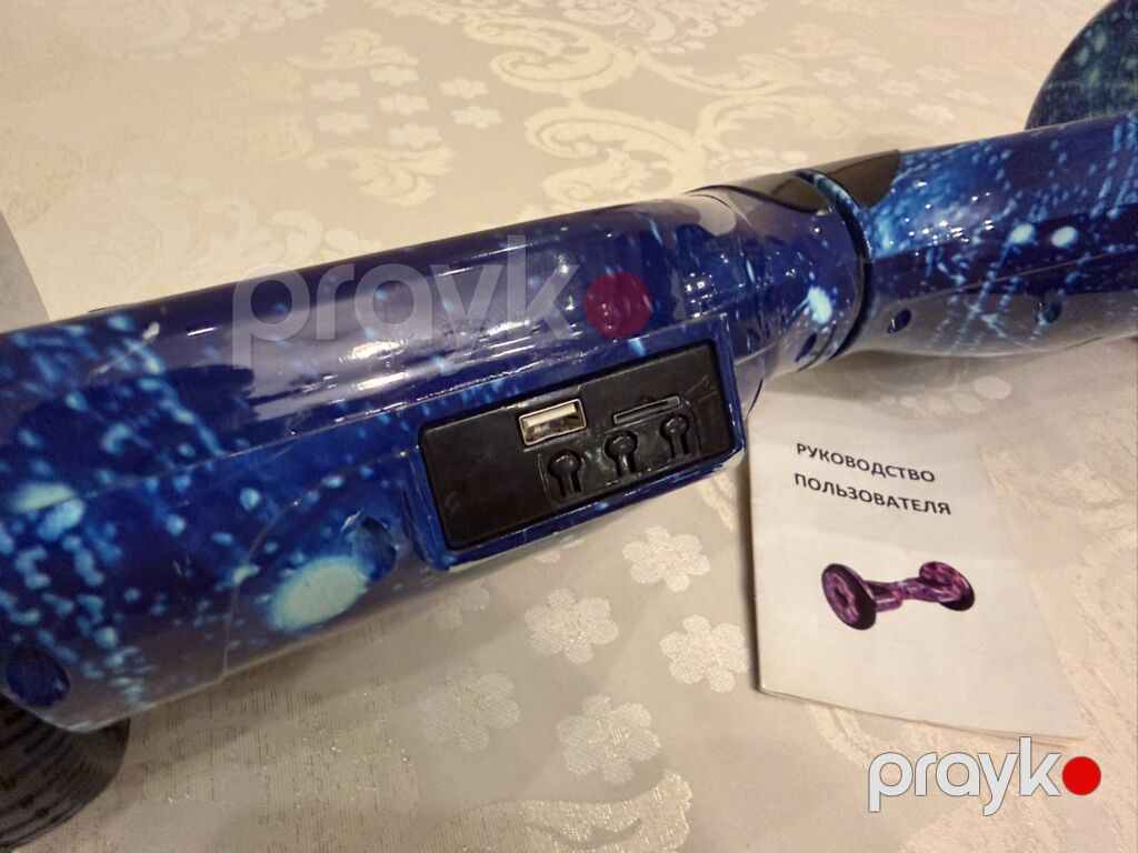 Elektrikli giroskut (hoverboard) – mavi “galaxy” dizayn - Təkər — Hiroskopler, Bakı (5)