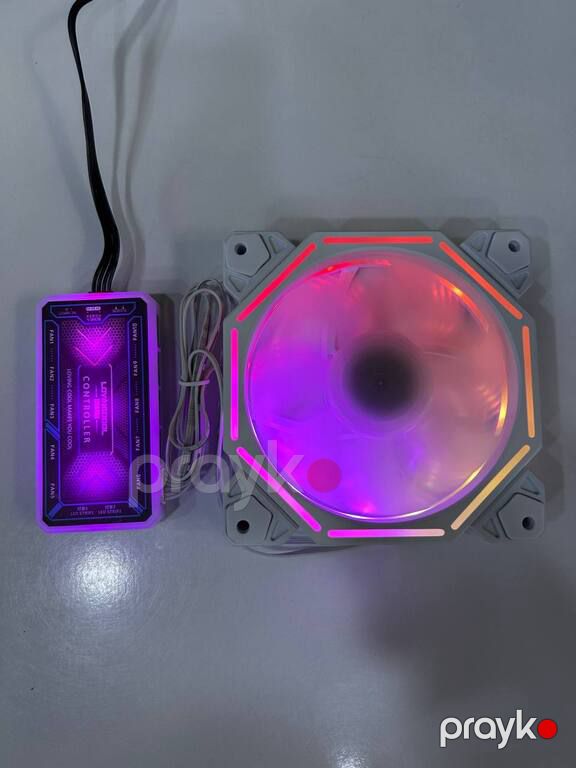 Titan Sunlight RGB Case Fan 6 Pin (White) — Kompüterlər və noutbuklar, Bakı (4)
