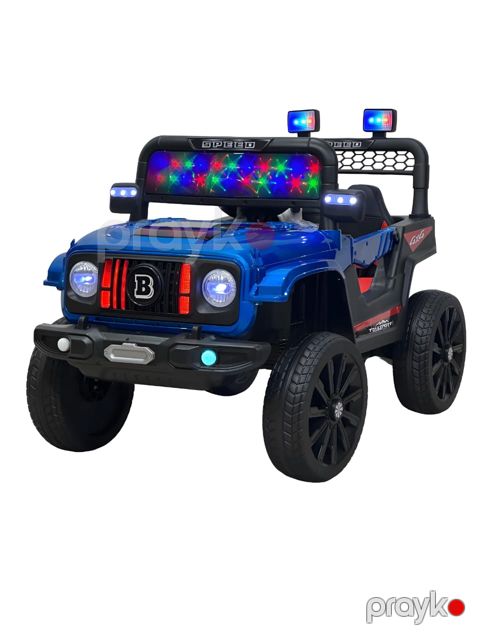 Uşaq elektrik avtomobili Jeep 603 ARL, göy, 1-7 yaş — Bakı