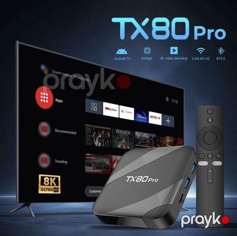 TX80 Pro 16GB RAM/256GB yaddaş 8K Android TV Box - Android TV — Masazır