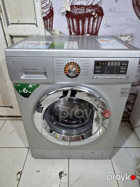 Paltaryuyan maşın LG, 6 kq, İşlənmiş, Avtomat, Qurutma var, Pulsuz çatdırılma, Ödənişli çatdırılma — Bakı