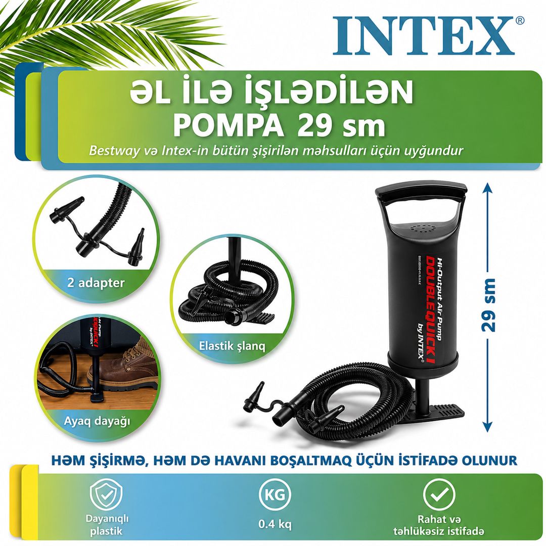 Hovuz üçün nasos Intex, 18x47 sm — Mallar, Bakı (2)