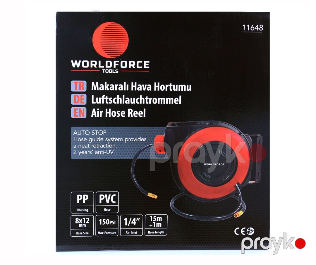 Hava şlanqı üçün makara Worldforce 11648, 15+1 m — Mallar, Bakı (2)