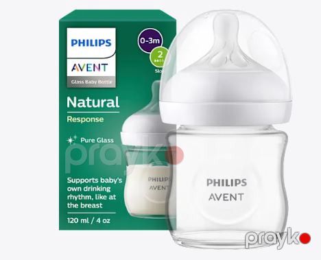 Qidalanma üçün qab Philips Avent Babyflasch, şüşə, 120 ml, 1 əd — Bakı