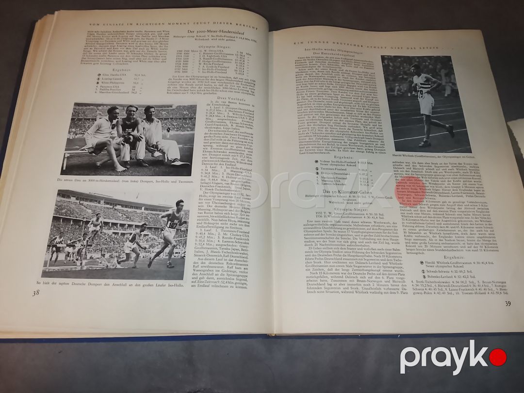 1936-ci i̇li̇n alman (n t) olimpiada kitabı — Kitablar və jurnallar, Bakı (8)