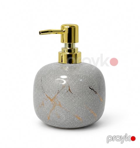 Dispenser maye sabun üçün 13557445, 400 ml, keramika, boz — Bakı
