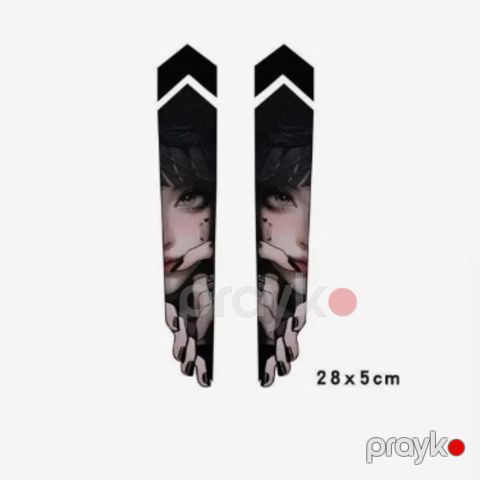 Velosiped üçün stiker Animer G, Hər ölçülü velosiped üçün, Çərçivəyə və maşaya yapışdırmaq mümkündür - bikesport_0053 — Bakı