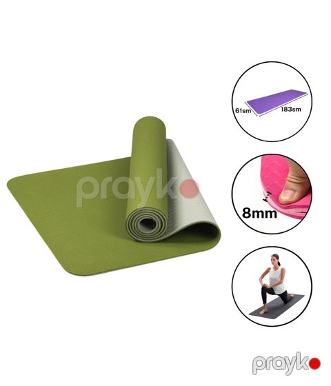 Yoqa üçün mat, yaşıl, 8 mm — Bakı