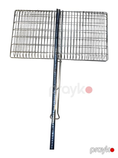 Barbekü toru 9953, paslanmayan polad, 65x50 sm — Bakı