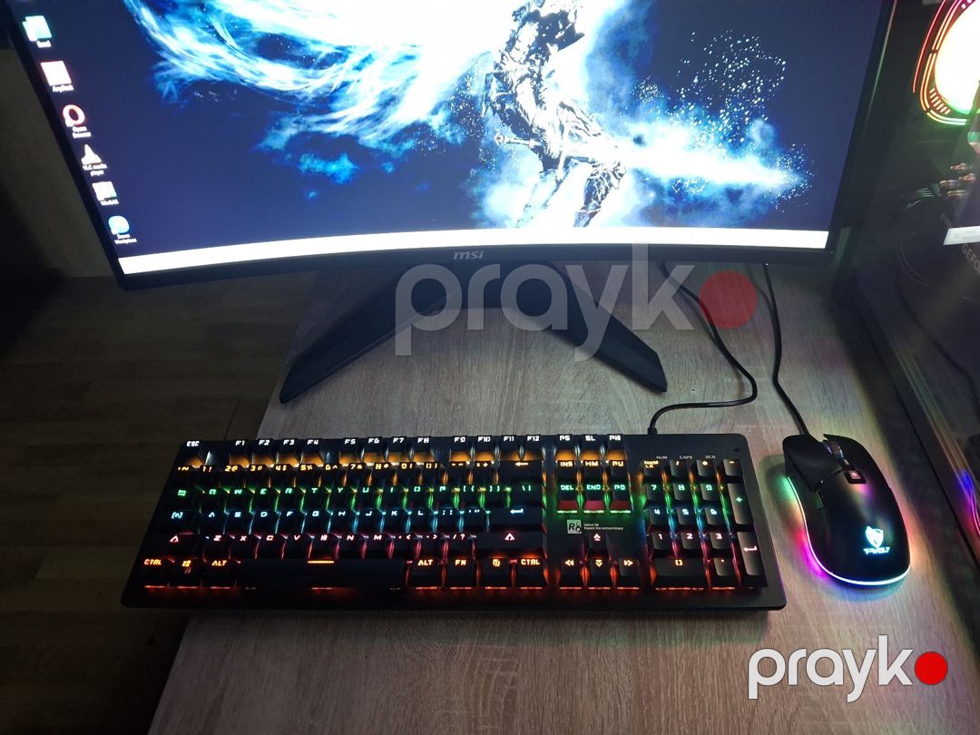 Gaming PC Keys i5 12400F Rtx5060 8gb 27Msi 280hz — Masaüstü kompüterlər, Bakı (9)