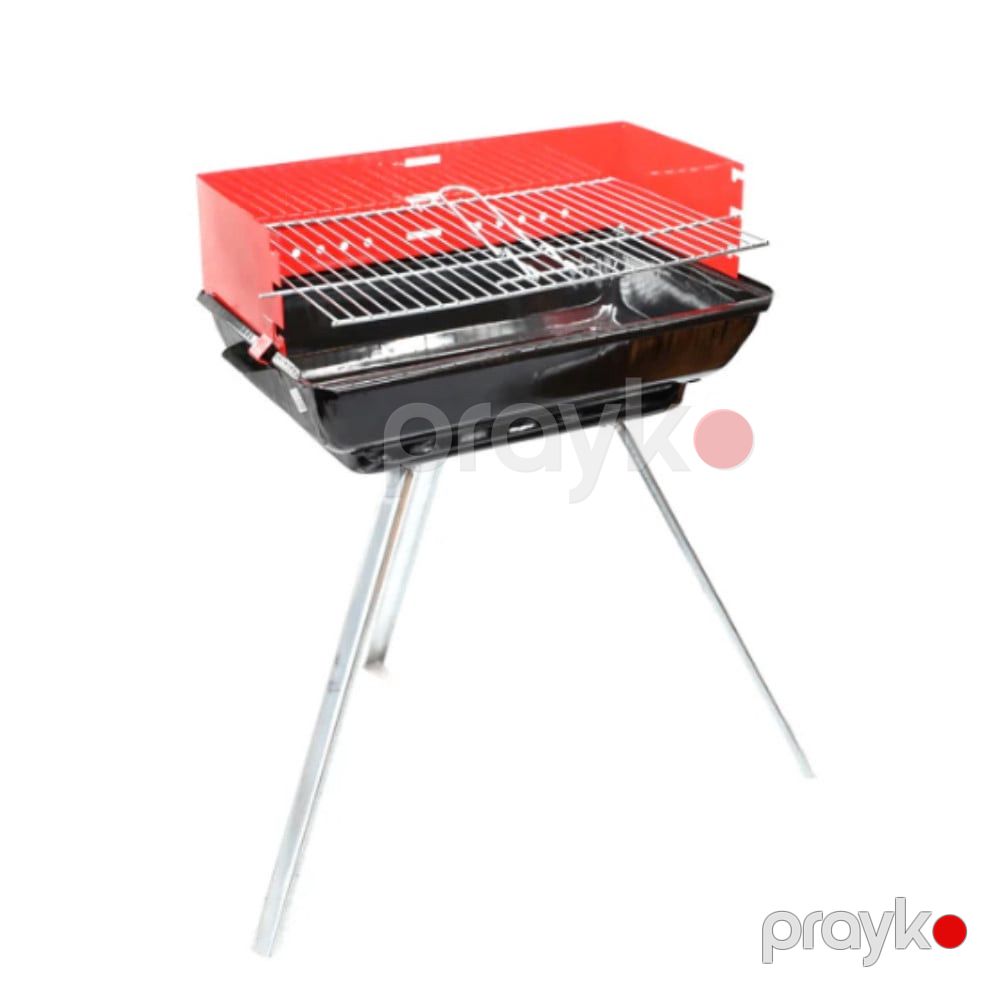 Manqal portativ metal, 43x25 sm, qara/qırmızı — Mallar, Bakı (3)