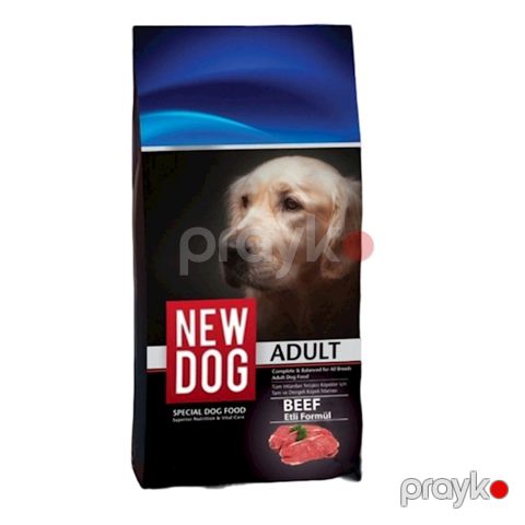 Quru yem New Dog, yetkin itlər üçün, mal əti ilə, 1 kq — Bakı