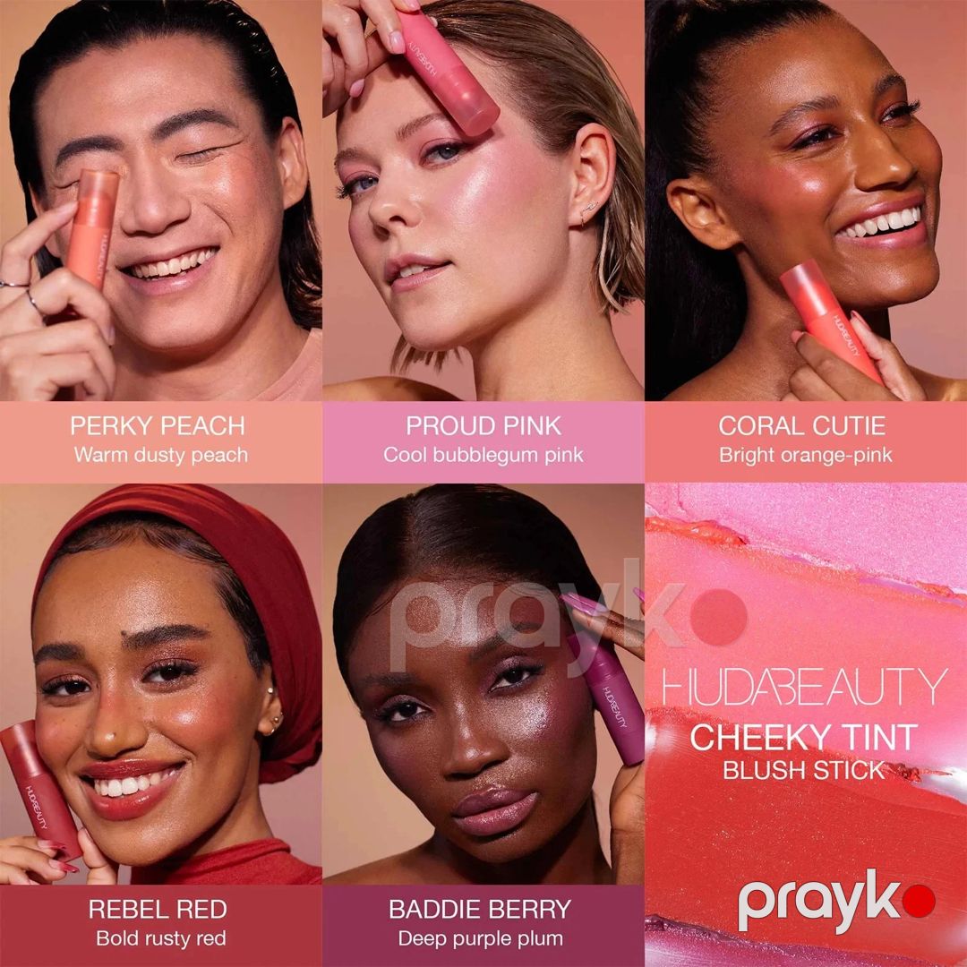 Ənlik-stik Huda Beauty Cheeky Tint Parlaq Coral Cutie — Mallar, Bakı (2)