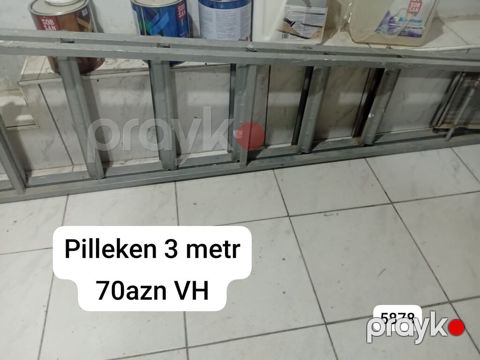Pillekən – 3 metr - Material: metaldan hazırlanmış, möhkəm — Gəncə