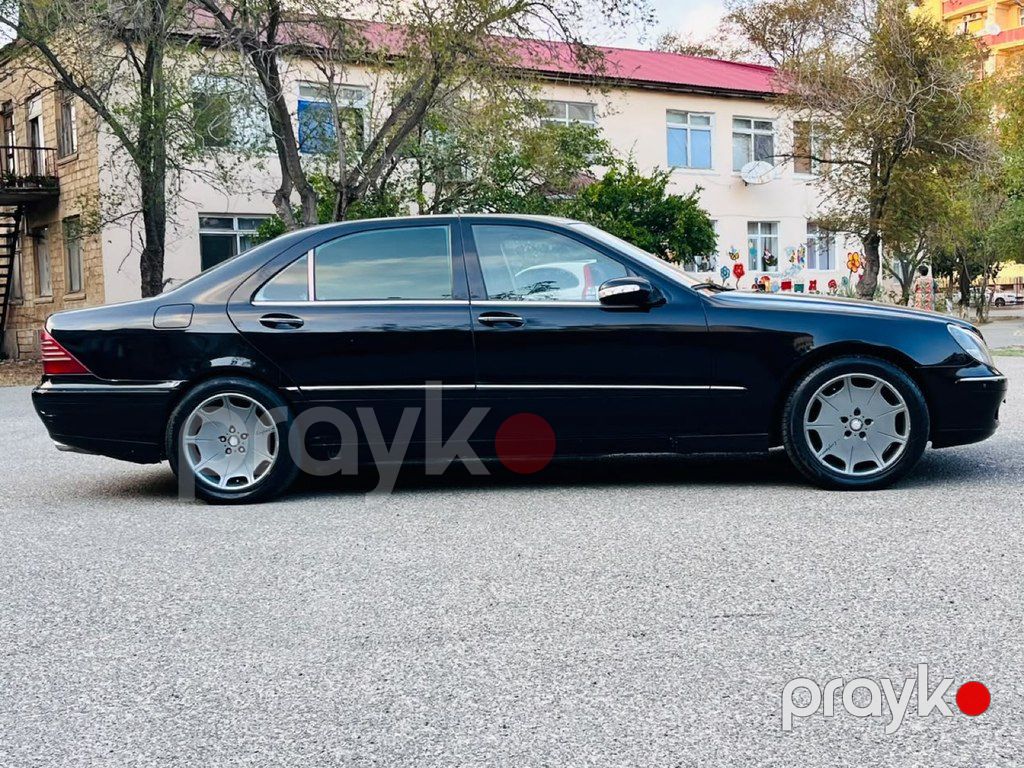 Mercedes S 500, 5.0 L, 2001 il, 500 000 km — Avtomobillər, Sumqayıt (5)