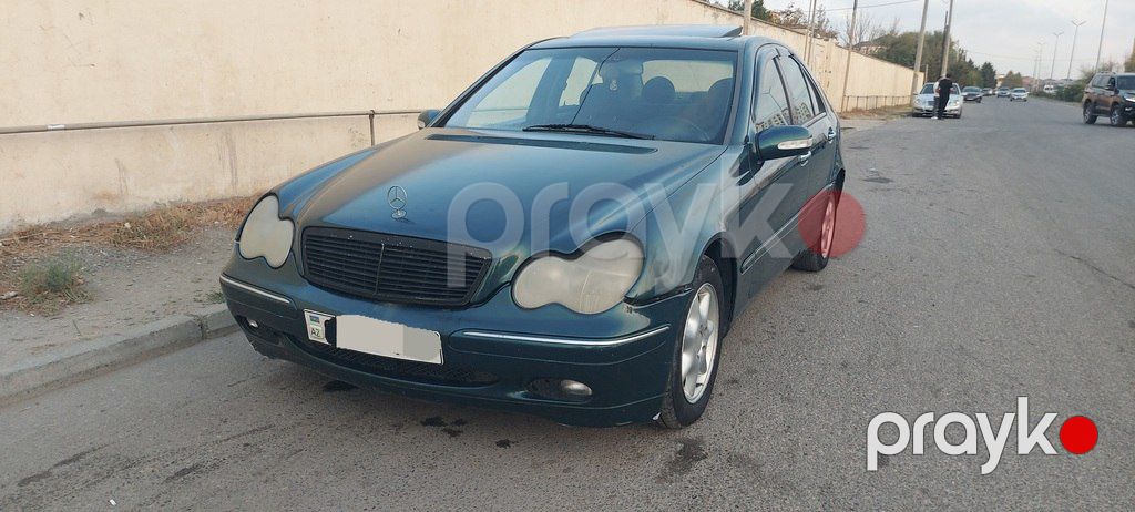 Mercedes C 200, 2.2 L, 2001 il, 386 243 km — Avtomobillər, Sumqayıt (2)