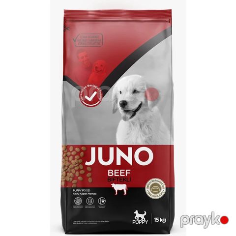 Kiçik itlər üçün quru yem Juno Beefsteak 15 kq ARZ-YEM-M03 — Bakı