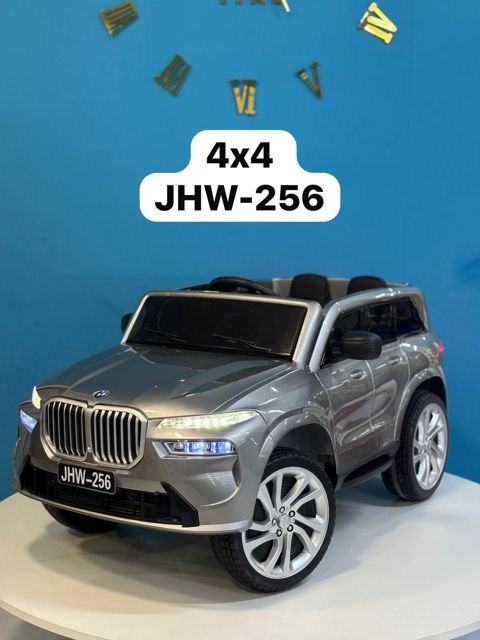 Uşaq elektrik avtomobili JHW 256 4x4, boz — Bakı