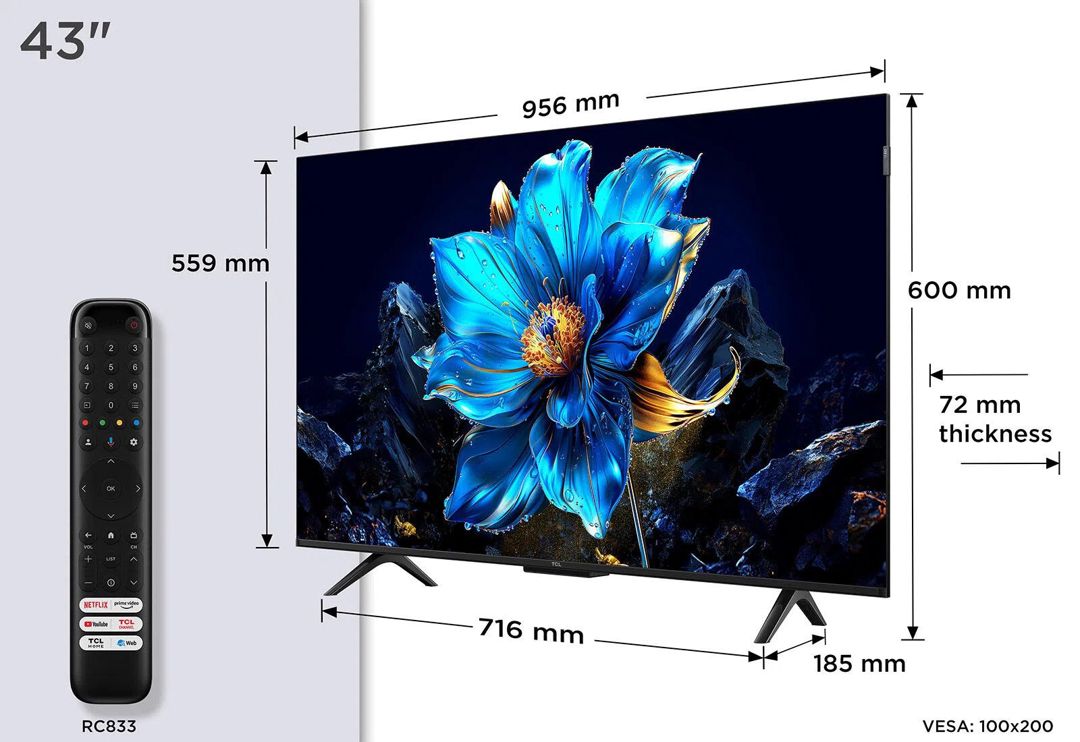 Televizor "TCL 43P7K" — TV və Video, Bakı (8)