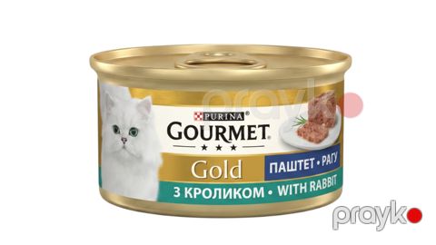 Konserv Purina Gourmet Gold yetkin pişiklər üçün, dovşan ilə, 85 q — Bakı