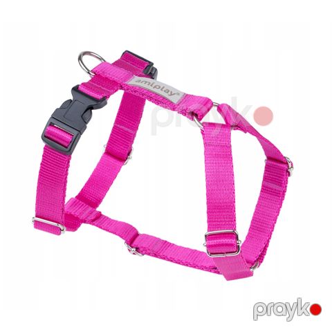 İtlər üçün qayış Amiplay Guard Samba, ölçü S, 26-35 sm, polipropilen, çəhrayı — Bakı