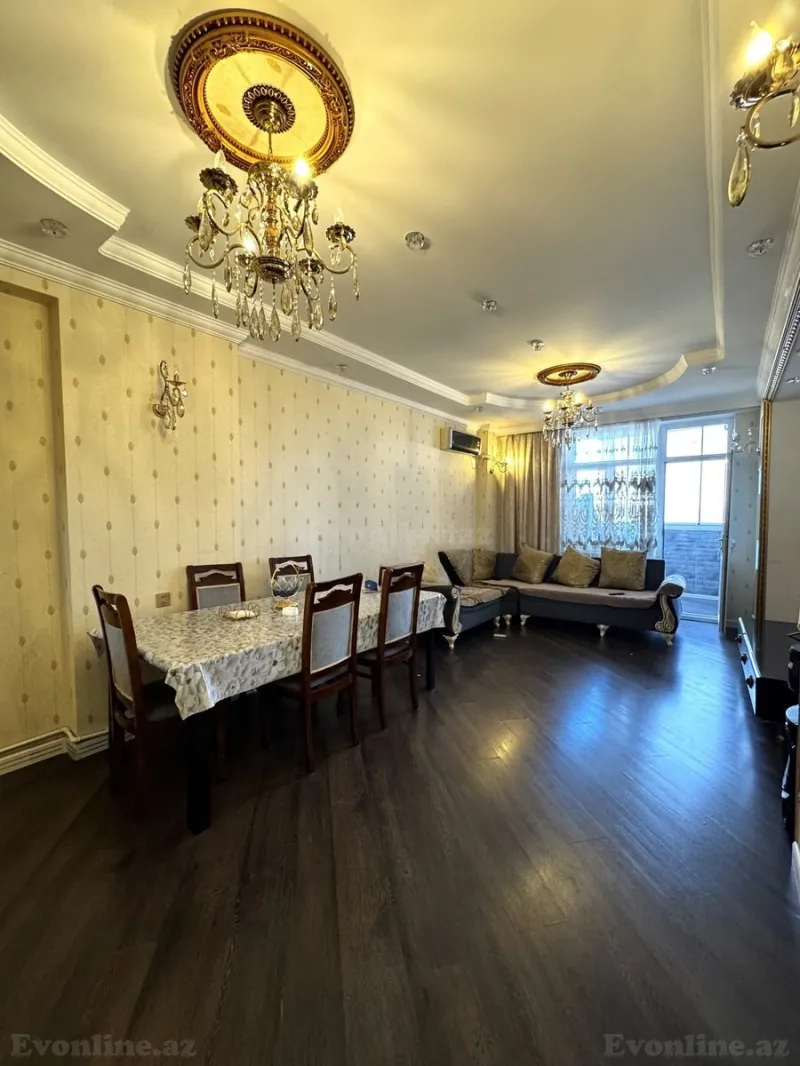 Satılır 3 otaqlı Mənzil Yeni tikili 105 m² Bakı, Xətai r., Həzi Aslanov m., Əhmədli — Mənzil, Bakı (3)