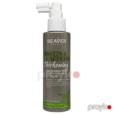 Saç üçün zərdab Beaver Professional Biotin Caffeine Thickening 100 ml — Bakı