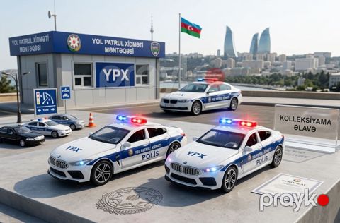 Oyuncaq maşıl YPX BMW, dəmir, ağ, 1 əd — Bakı