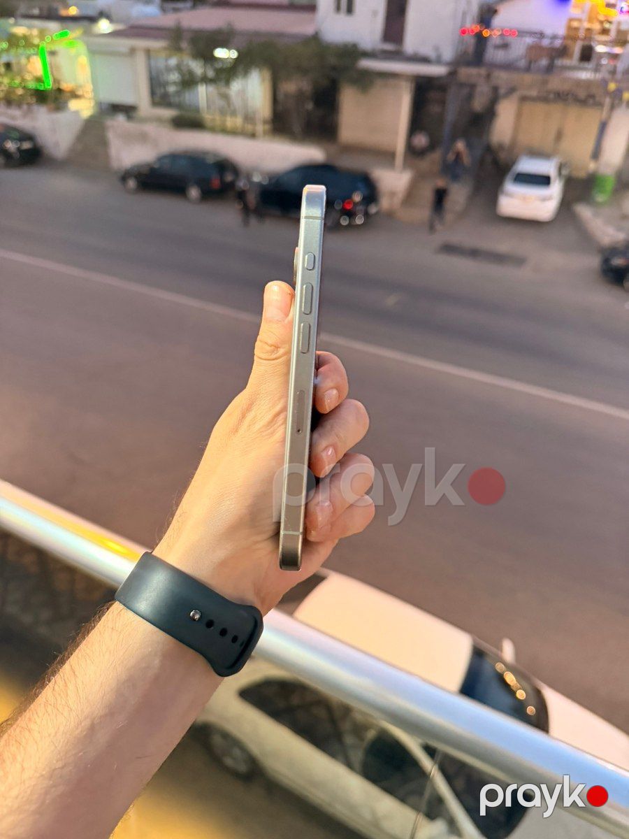 Apple iPhone 15 Pro White Titanium 128GB/8GB — Smartfonlar, Bakı (3)
