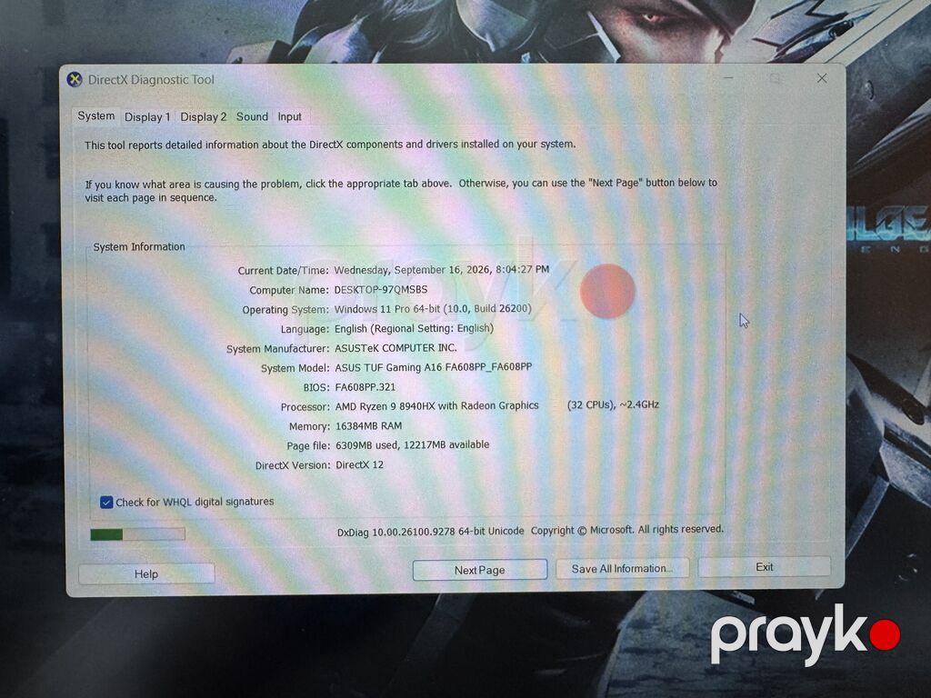 İşlənmiş ASUS TUF Gaming, 16 AMD Ryzen 9, 1 TB, Ünvandan götürmə, Ödənişli çatdırılma, Rayonlara çatdırılma — Asus, Bakı (10)