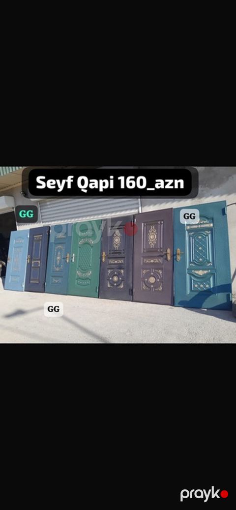 Seyf qapılar – 160 AZN - Metal konstruksiya, möhkəm və etibarlı — Bakı