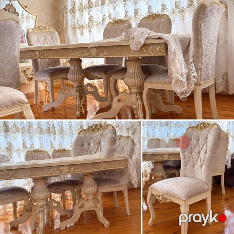 Masa dəsti satılır 650₼. 8 oturcağı var. Ünvan — Bakı