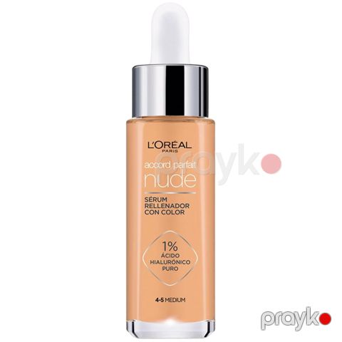 Tonlaşdırıcı serum L'Oreal Paris Accord Parfait Nude 4-5 Medium 30 ml — Bakı