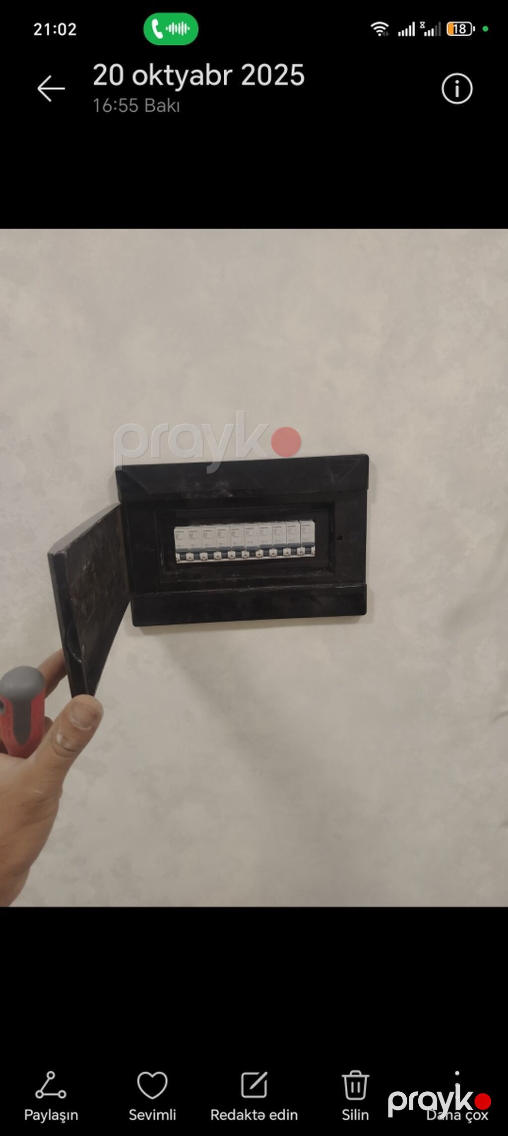 Kvadrati 10 manatdan baslayan qiymetlerle pesakar elektriki islerinin — Elektrikçi xidmətləri, Şamaxı (3)