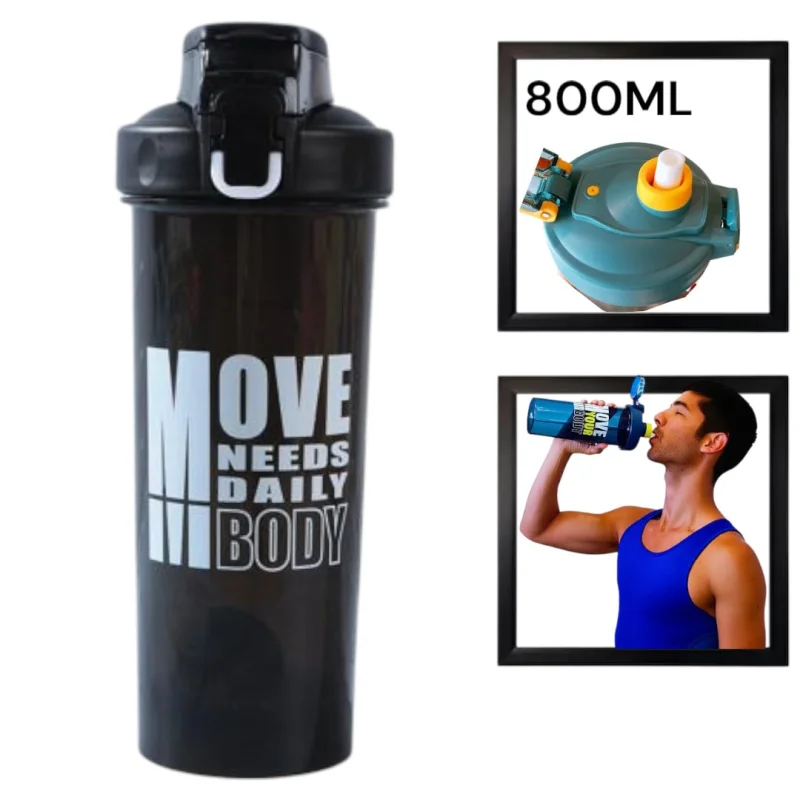Şeyker WS1313, qara, 800 ml — İdman, hobi, istirahət, Bakı (2)