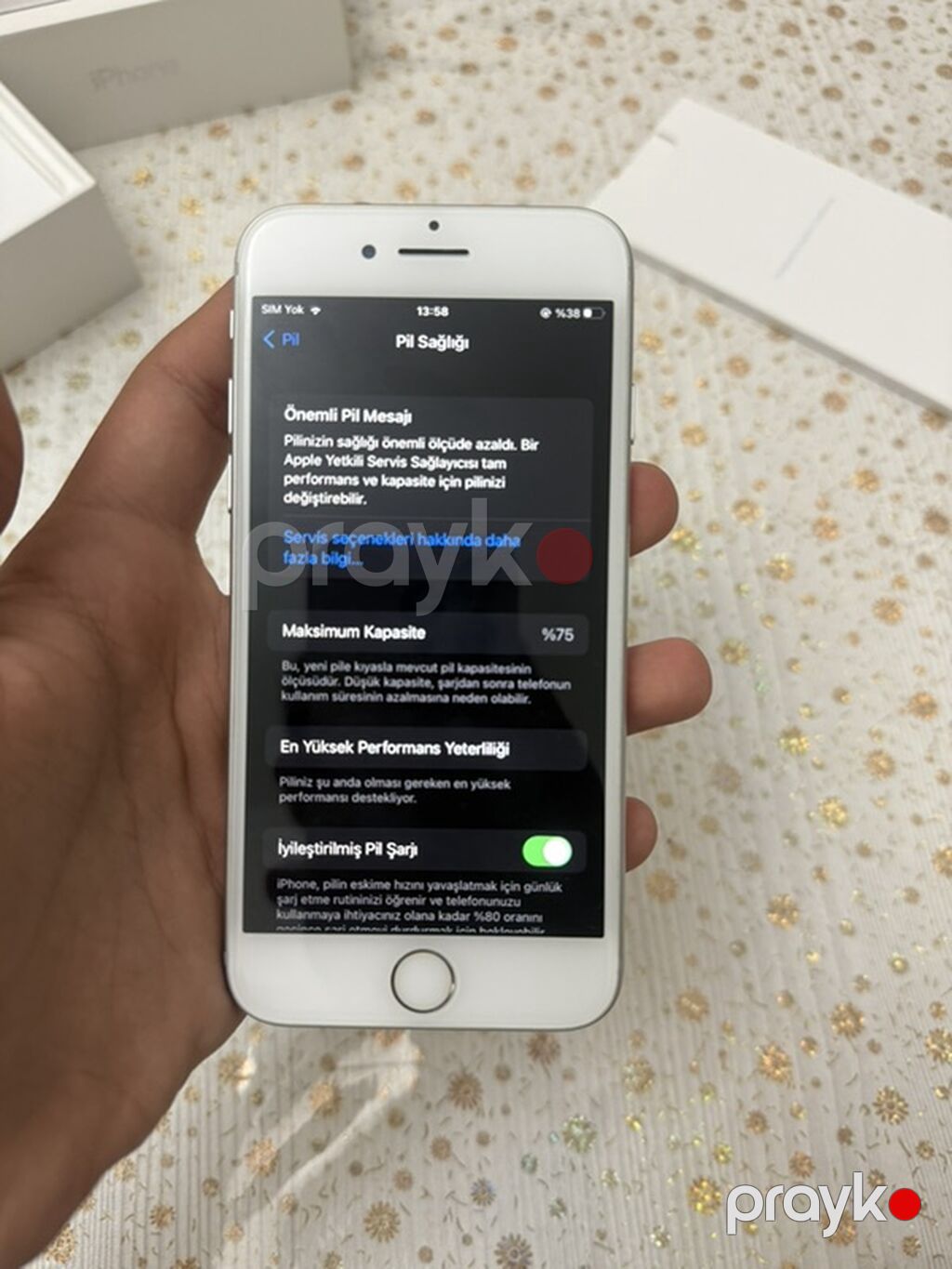 IPhone 7, Gümüşü, Barmaq izi — Apple iPhone, Digah (9)