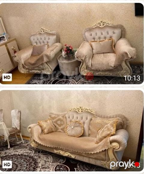 İşlənmiş, Divan, 2 kreslo — Bakı