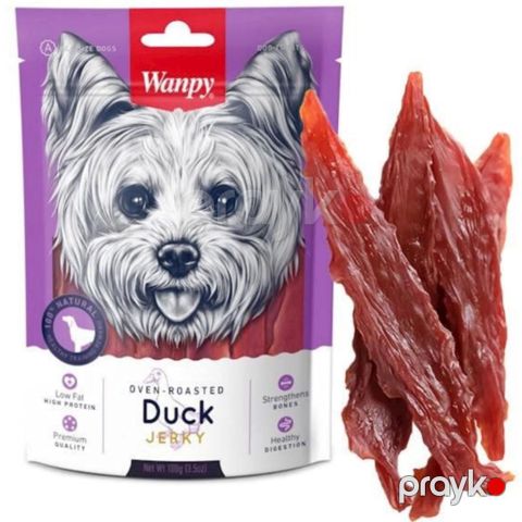 İtlər üçün məzə Wanpy Duck Jerky Strips 100 q — Bakı