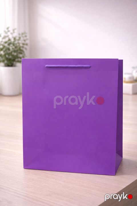 Hədiyyəlik paket 38182302, bənövşəyi, 26x32x12 sm — Bakı