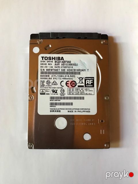 Toshiba 512GB hard disk 2.5" Yeni kimi - Brend/model: Toshiba