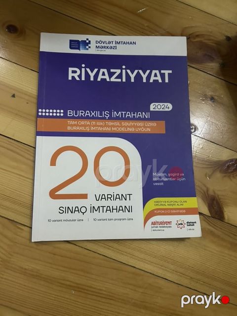 Riyaziyyat 11-ci sinif, 2024 il — Xırdalan