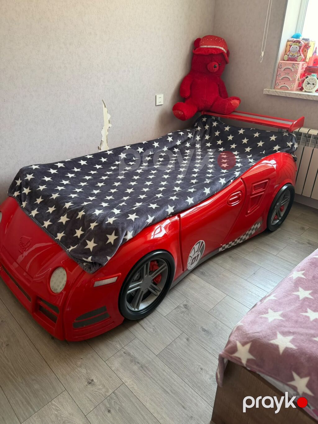 Uşaq maşın çarpayısı – “Turbo GTI” dizaynlı - Model: maşın formasında — Yataqlar, Digah (2)