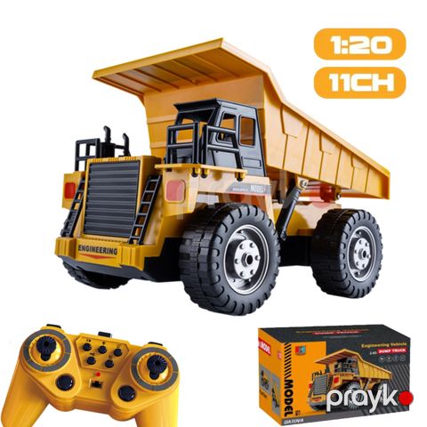 Radio ilə idarə olunan maşın 75895144 Yük maşını, 3+, sarı — Bakı