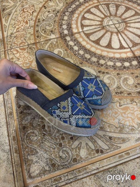 Celal Gültekin qadın espadrilləri - Model: slip-on espadril - Rəng və — Bakı