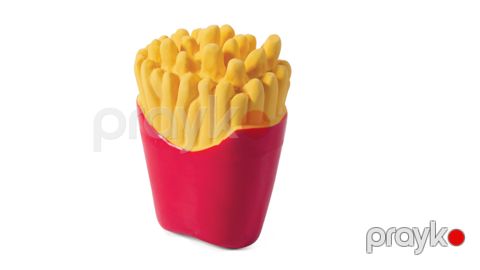 Kiçik itlər üçün oyuncağı Triol Mini Dogs, kartof fri, lateks, 70 mm — Bakı
