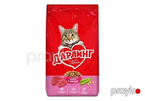 Quru yem Darling yetkin pişiklər üçün, çəki ilə, 1 kq — Bakı