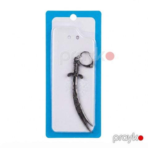 Brelok, paslanmayan polad, qara, 120 mm — Bakı